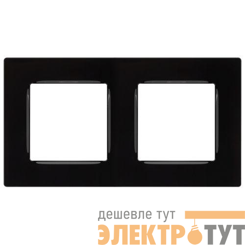 Рамка 2-м 12-5202-06 Классик черн. Эра Б0067723