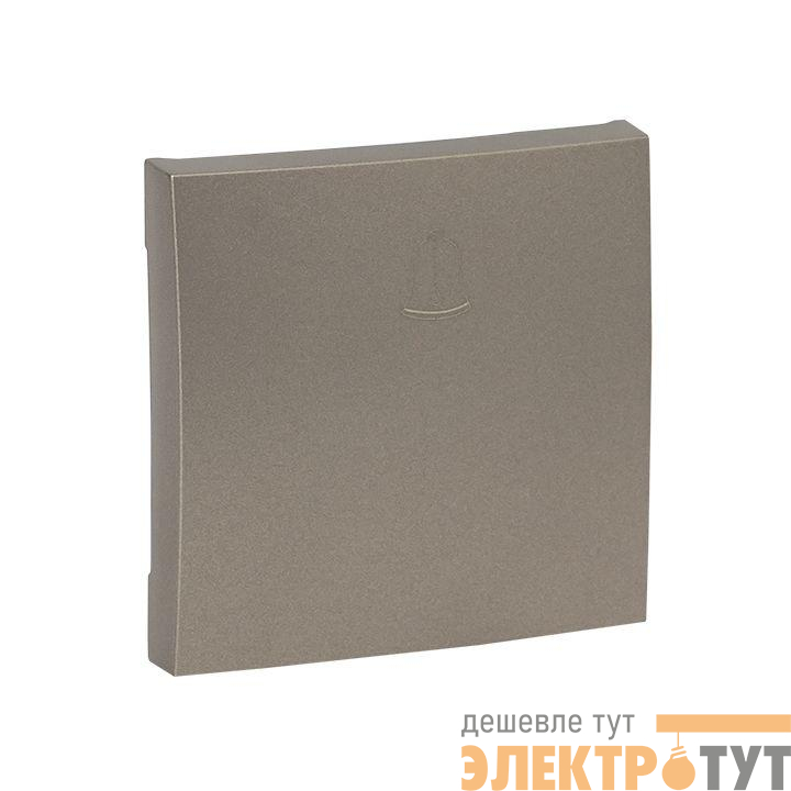 Панель лицевая Валенсия для кнопки звонка 10А кашемир PROxima EKF ESV10-L-026-40