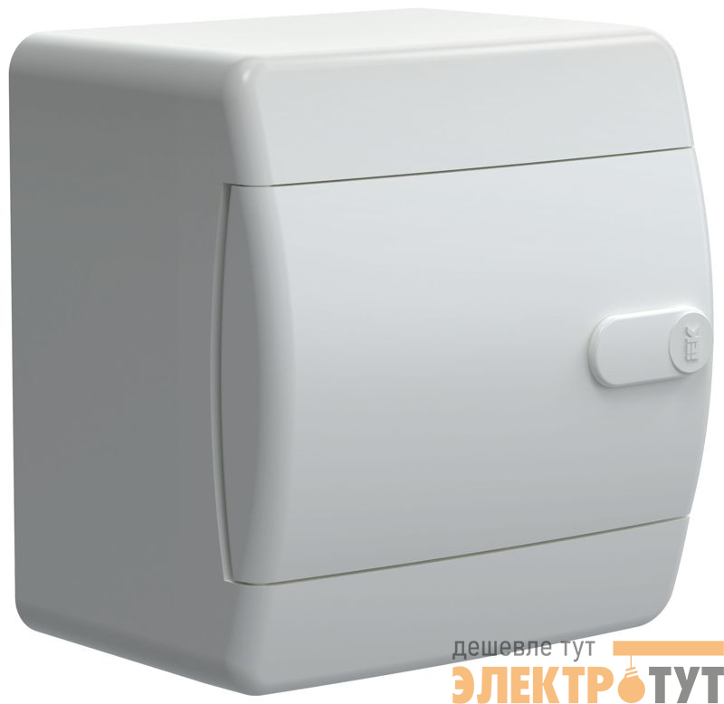 Корпус ЩРН-П-4 UNION Compact IP41 бел. дверь пластик. IEK UIC-KP13-N-04-41-K01