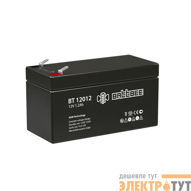 Аккумулятор ОПС 12В 1.2А.ч Battbee Delta BT 12012