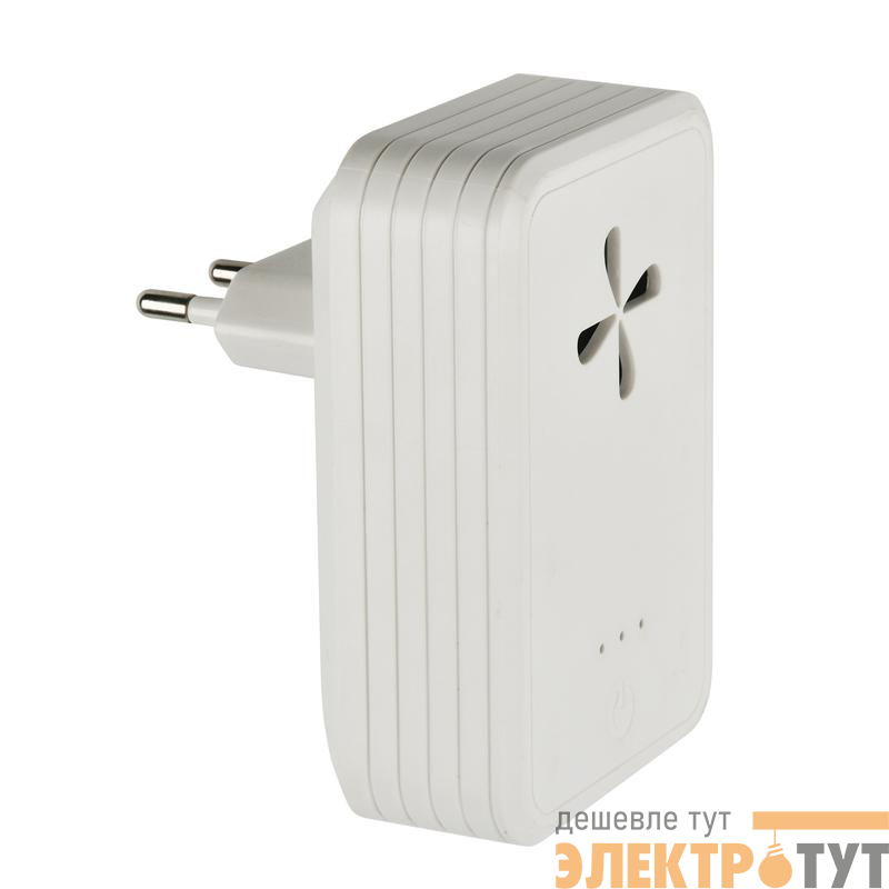 Отпугиватель насекомых и грызунов ультразвуковой 220В площадь до 120кв.м две полосы частот бел. Uniel UL-00011808