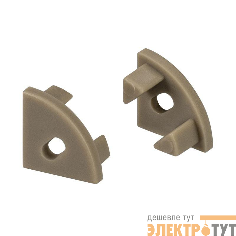 Заглушка SL-KANT-H11 OLIVE GREY c отверстием пластик Arlight 038368