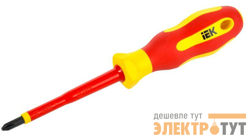 Отвертка диэлектрическая PH2х100 Т2 ARMA2L 5 IEK A2L5-SC30-T2-PH-20-100
