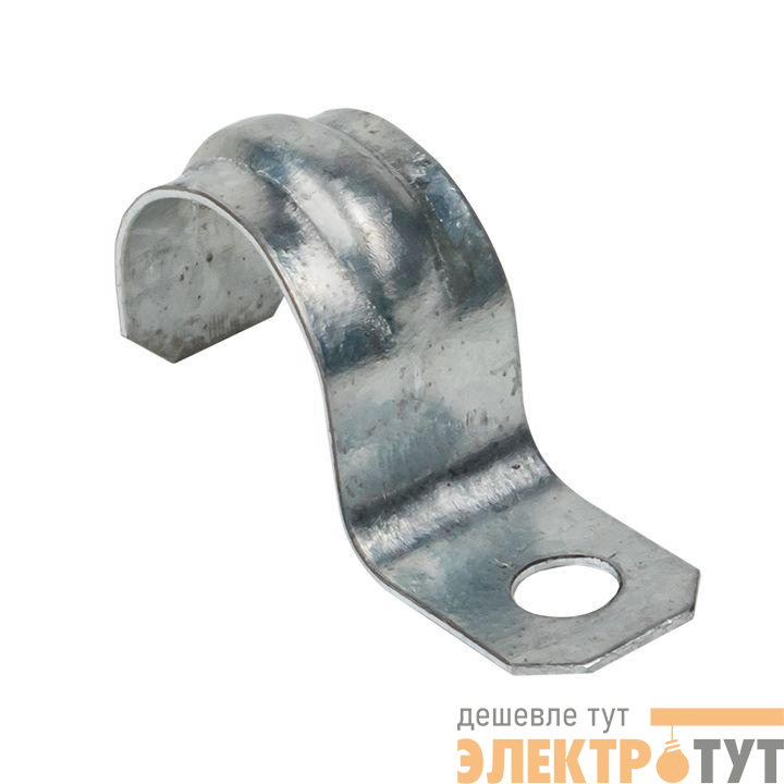 Скоба крепежная однолапковая d19-20мм метал. EKF sm-1-19-20