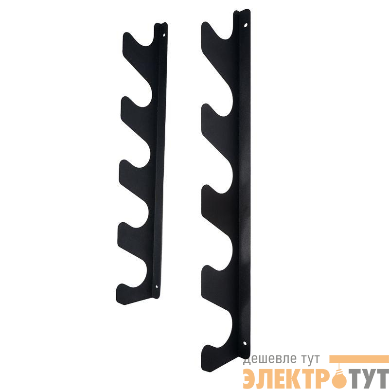 Держатель для хранения садового инвентаря настенный черн. (уп.1шт) Rexant 38-0686