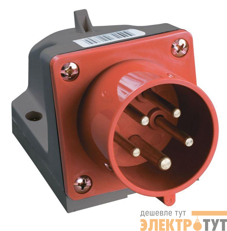 Вилка электрическая наружн. уст. 16А 3P+PE+N 380В IP44 ССИ-515 IEK PSR52-016-5
