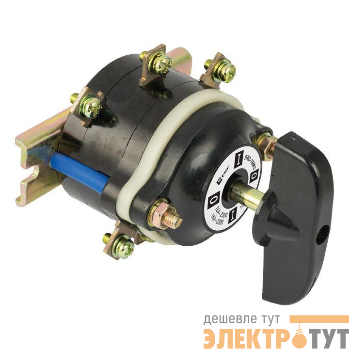 Переключатель пакетный 1-кл. 16А IP00 ПП 1-16/Н2 М3 исп.3 черн. EKF pp-1-16-3