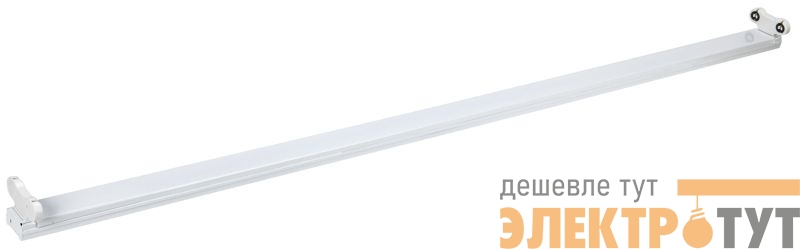 Светильник ДБО 1003 под LED лампу 2хТ8 1200мм IP20 линейный IEK LDBO0-1003-01-120-K01