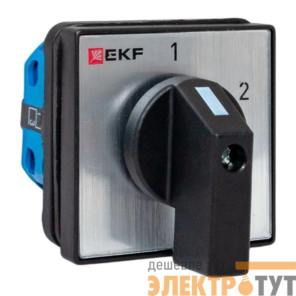 Переключатель кулачковый ПК-1-31 1п 10А "1-2" IP65 EKF pk-1-31-10-65