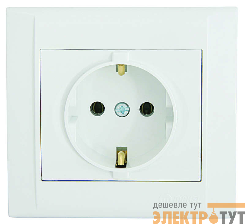 Розетка СП Defne 16А IP20 бел. Makel 42001028
