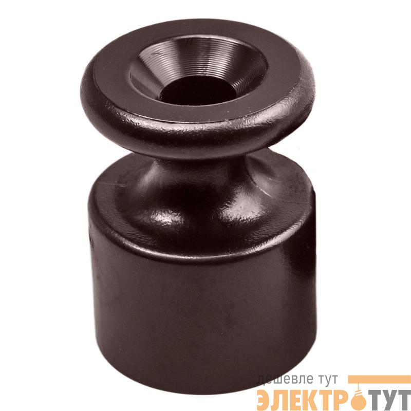 Изолятор ОП пластик корич. (уп.100шт) Bironi R1-551-22-100
