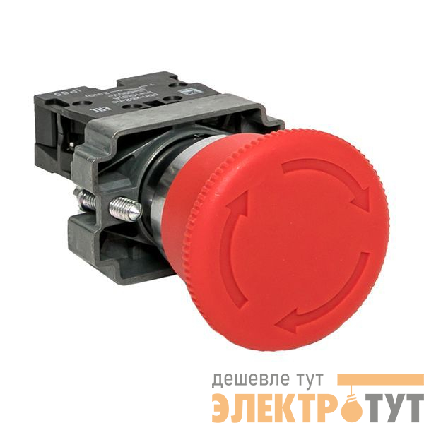 Кнопка "Грибок" BS542 NC IP65 поворотн. красн. PROxima EKF xb2-bs542-65
