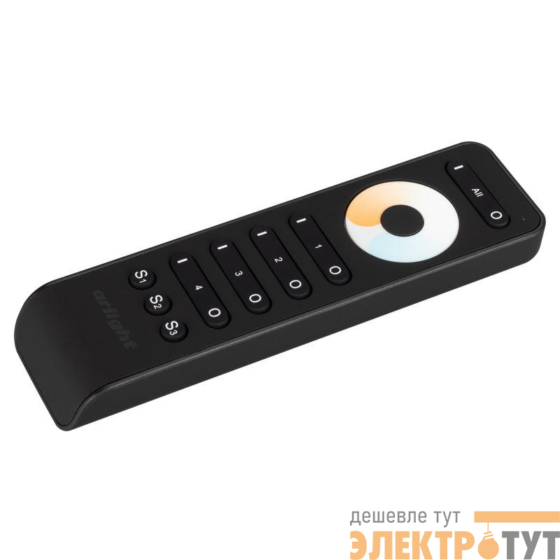 Пульт SMART-R33-MIX 4 зоны 2.4G IP20 пластик черн. Arlight 032942