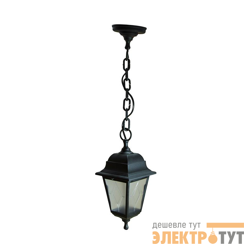 Светильник UUL-A01H 60W/E27 IP44 BLACK уличный под лампу Е27 архитектурный подвесной корпус черн. Uniel UL-00009488