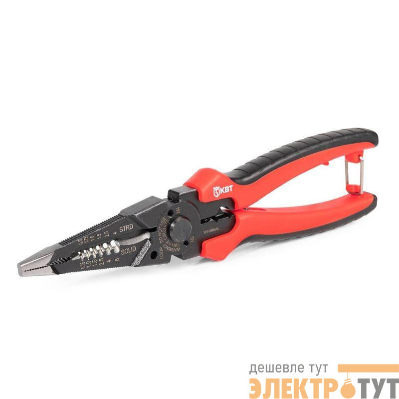 Длинногубцы-мультитул ПРОФИ 205мм КВТ 101596