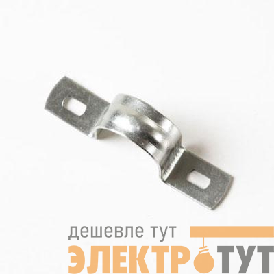 Скоба крепежная двухлапковая СМД 25-26 метал. оцинк. TOKOV ELECTRIC TKE-SMK-25-26-2