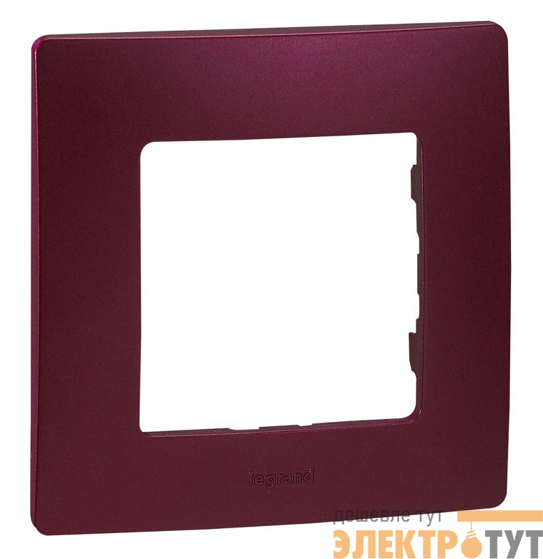 Рамка 1-м Etika сливовый IEK 672561