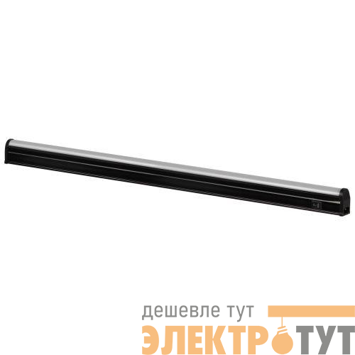 Светильник светодиодный LLED-01-08W-4000-B 8Вт 4000К L574мм с выключателем (подключение в линию: до 100Вт) черн. Эра Б0065575