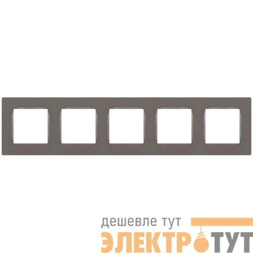 Рамка 5-м 12-5205-16 Классик титан Эра Б0067796