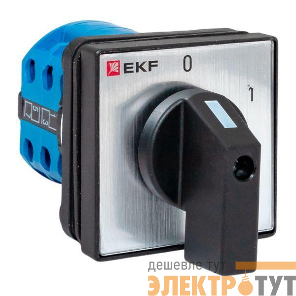 Переключатель кулачковый ПК-1-13 3п 10А "0-1" IP65 EKF pk-1-13-10-65