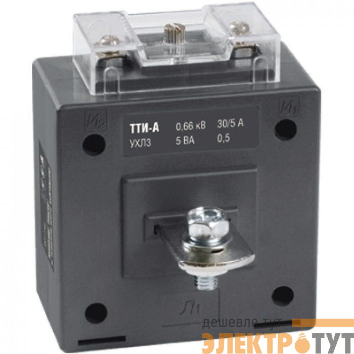 Трансформатор тока ИЭК ТТИ -А 0.66кВ 600/5А 5ВА 0.5