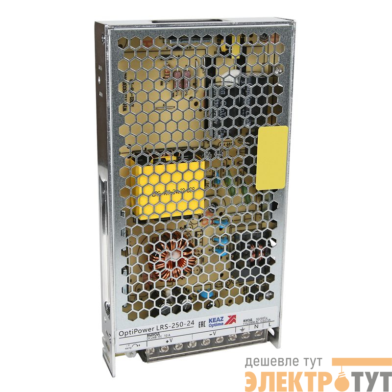 Блок питания панельный OptiPower LRS 250-24 10.4A КЭАЗ 328887
