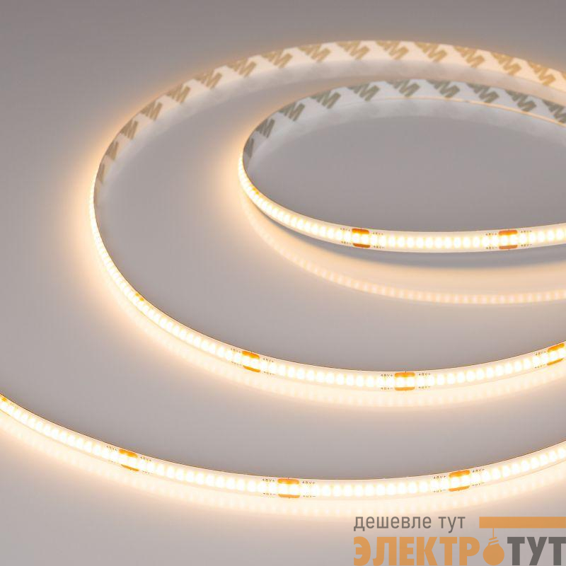 Лента светодиодная COB-X320-8mm 48V Warm 2700К 8Вт/м IP20 PRO REEL (уп.50м) Arlight 043242