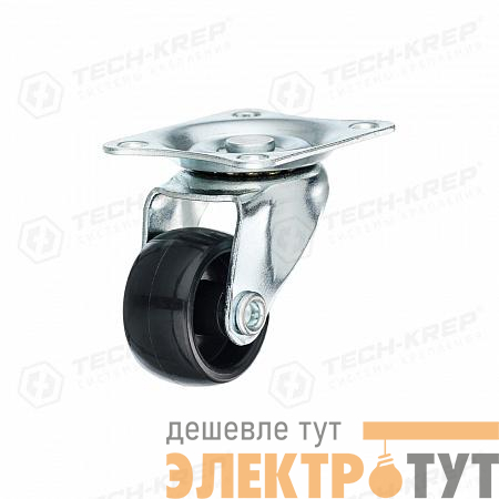 Колесо аппаратное поворотное полиамид площадка d24мм без тормоза Tech-Krep/Zitar 148455