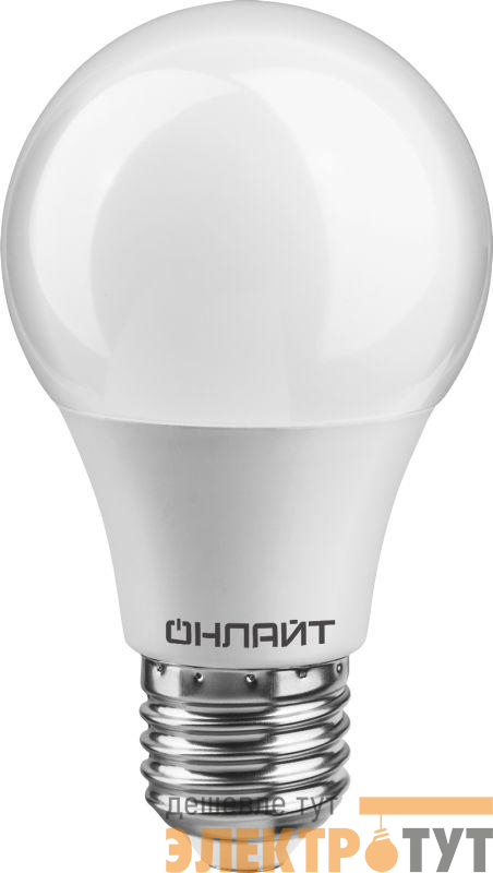 Лампа светодиодная 71 648 OLL-A60-7-230-4K-E27 7Вт грушевидная 4000К нейтр. бел. E27 700лм 176-264В ОНЛАЙТ 71648
