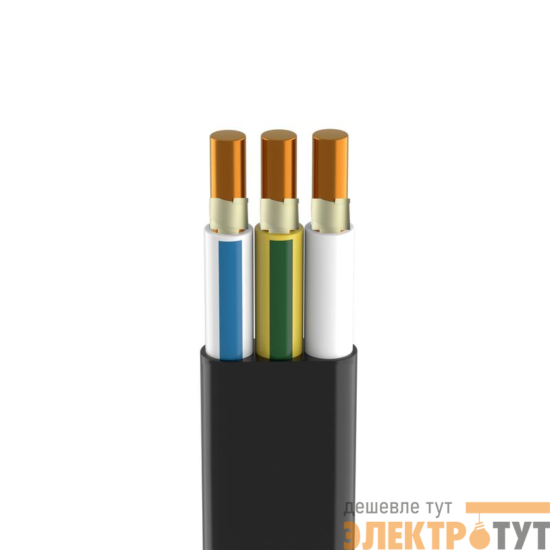 Кабель ППГ-Пнг(А)-FRHF 3х1.5 ОК (N PE) 0.66кВ (уп.100м) Кабэкс ТХМ00407814