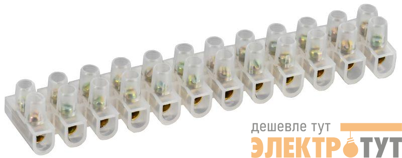 Колодка клеммная ЗВИ-3 1.0-2.5кв.мм 12пар GENERICA UZV10-003-D25-K01-10-G