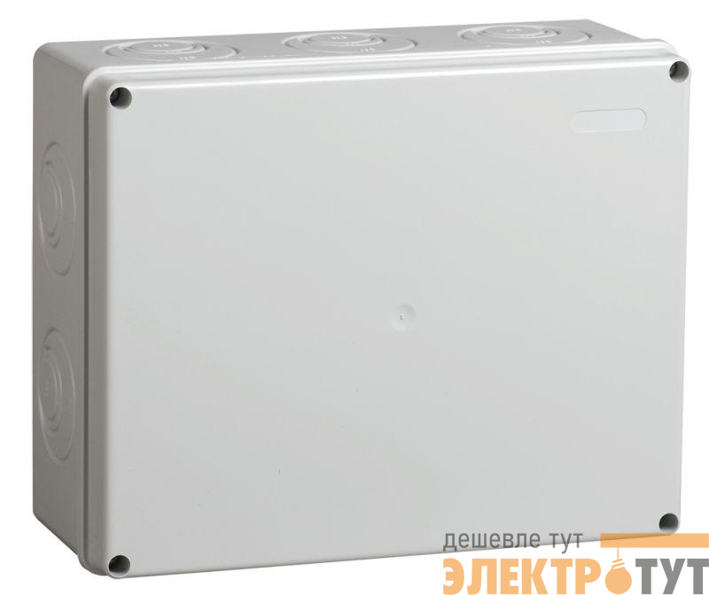 Коробка распаячная ОП 240х195х90 IP55 КМ41272 RAL7035 IEK UKO10-240-195-090-K41-55