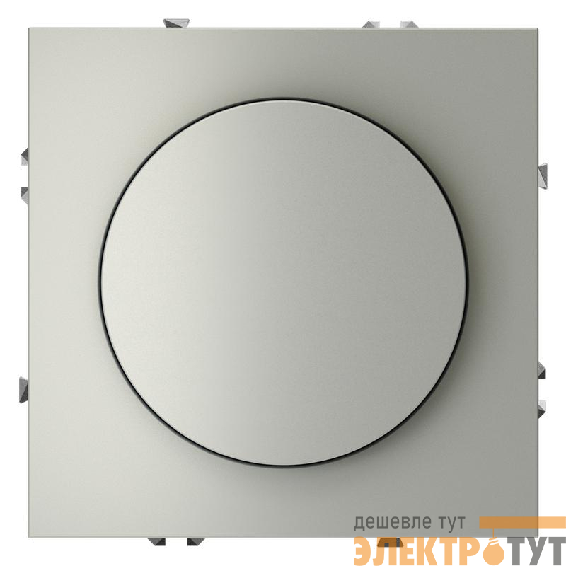 Светорегулятор поворотно-нажимной СП S70 600Вт механизм сталь Voltum VLS070305