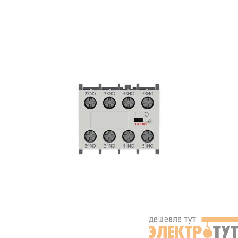 Контакт дополнительный фронтальный для реле управления DCR 1НО+3НЗ YON DCRFA13