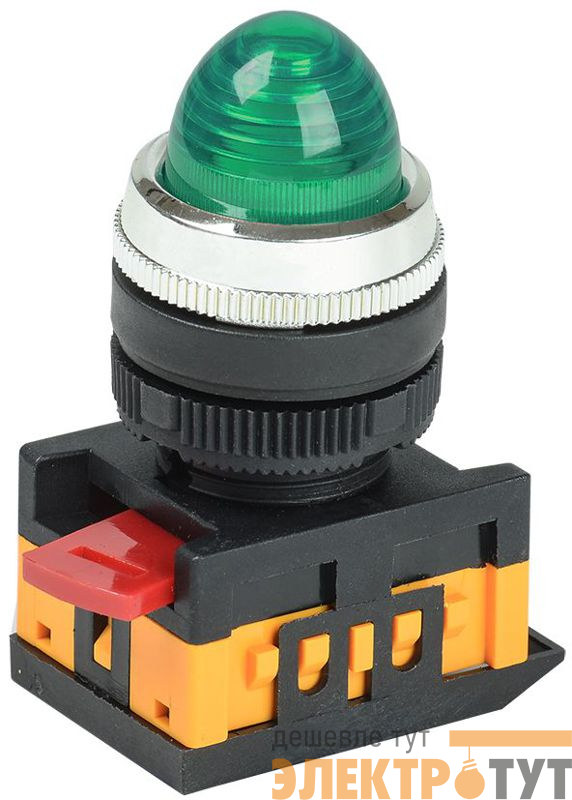 Лампа сигнальная AL-22 d22мм 240В зел. цилиндр неон GENERICA BLS20-AL-K06