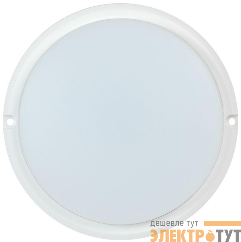 Светильник светодиодный ДПО 4002 12Вт 4000К IP54 круг бел. IEK LDPO0-4002-12-4000-K01