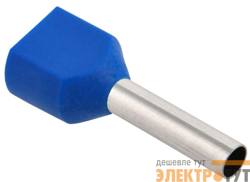 Наконечник-гильза НГИ2 2.5-12 син. (уп.20шт) IEK UTE10-4-D3-3-100