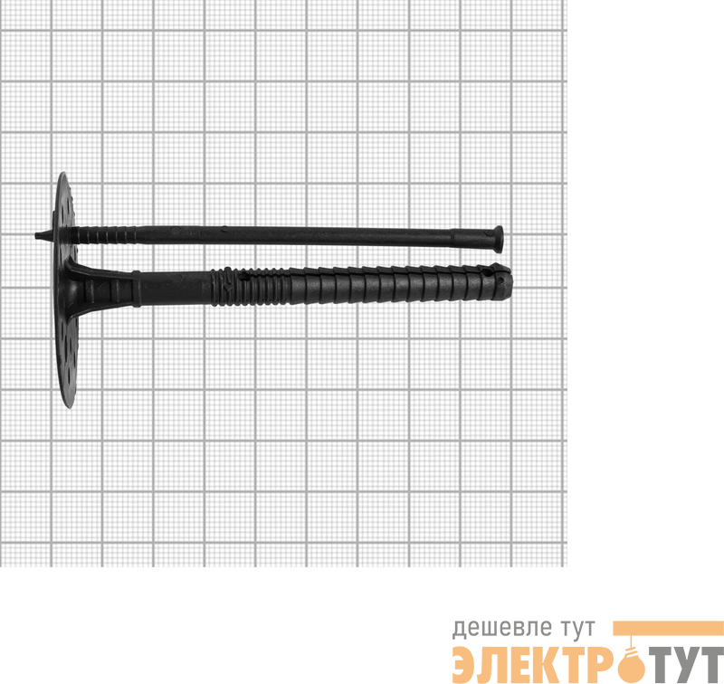 Дюбель для теплоизоляции с пласт. гвоздем 10х140 EcoPlast 154326