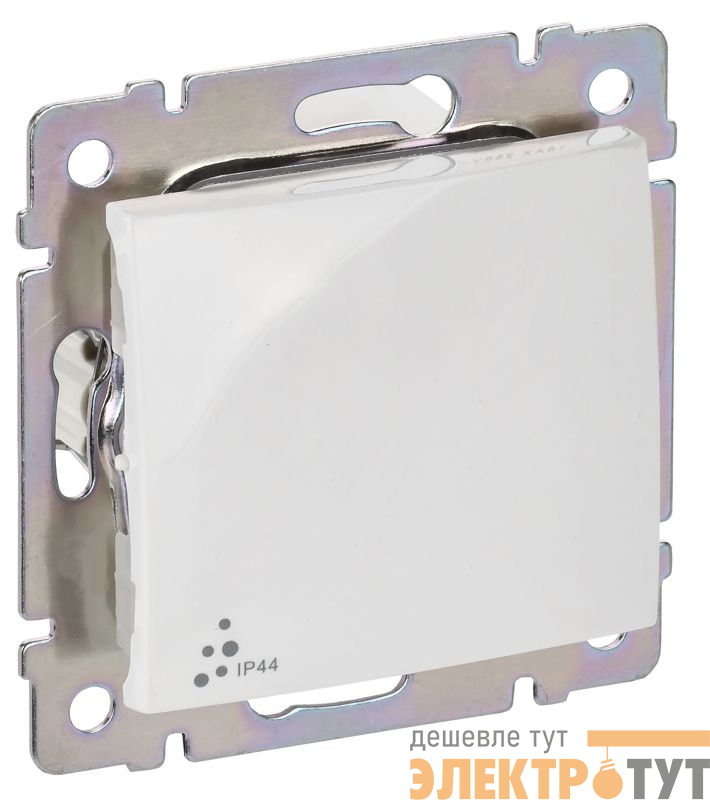Выключатель 1-кл. СП Valena 10А IP44 250В механизм бел. IEK 774201