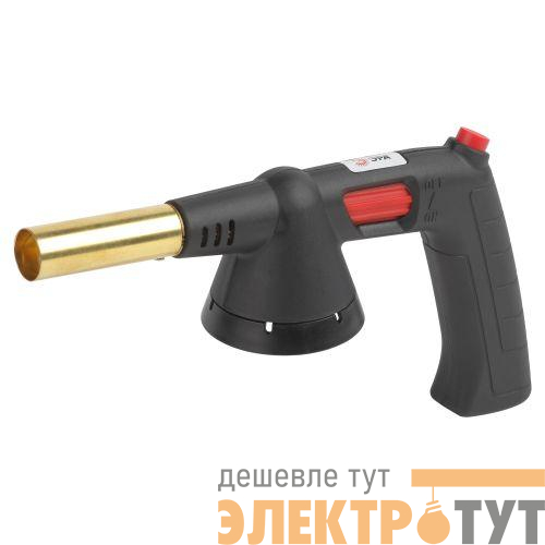 Горелка газовая GB-05P с пьезоподжигом установка на баллон вращение 360град. ЭРА Б0052493