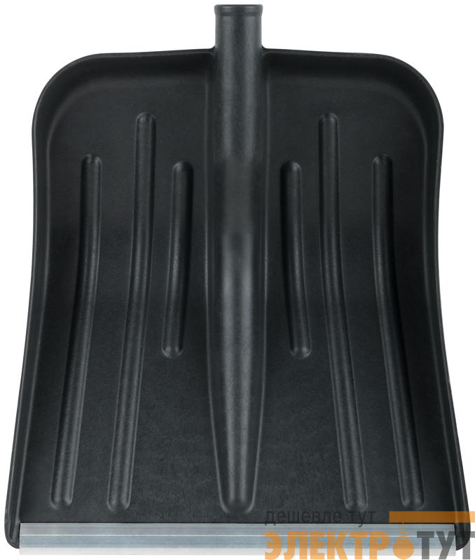 Лопата для уборки снега малая 360х400мм без черенка пластик. 68098