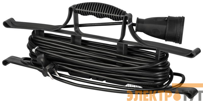 Удлинитель-шнур на рамке 1х10м без заземл. ПВС 2х1 GREEN LINE FR-10-10m Эра Б0065145