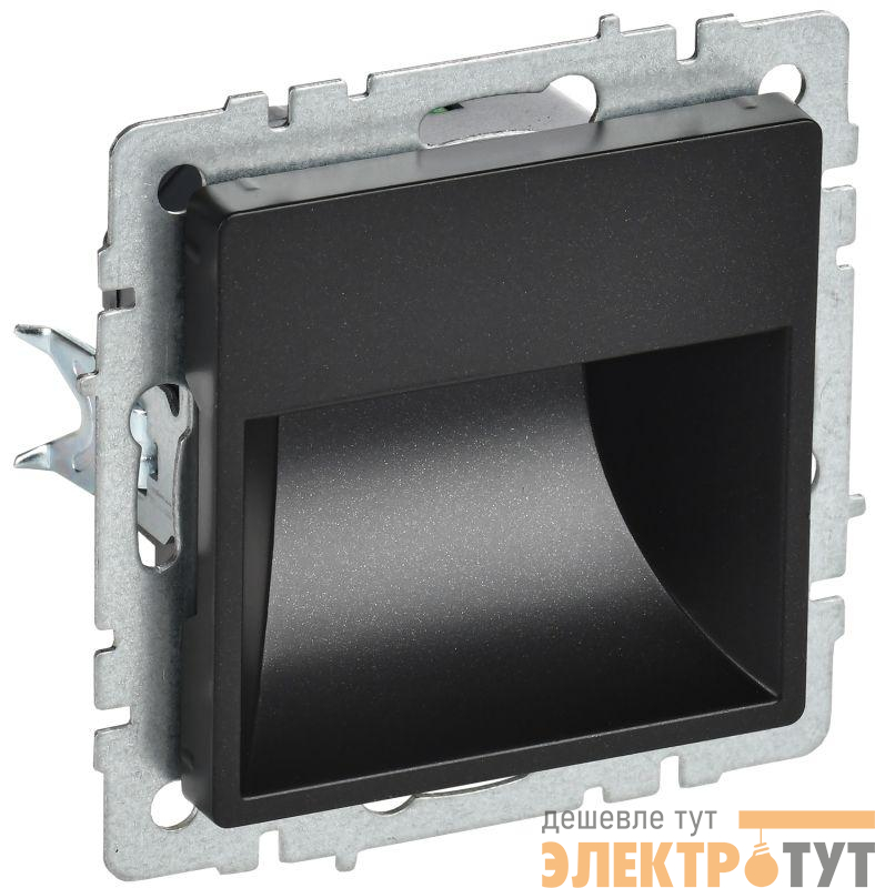 Подсветка светодиодная BRITE встраив. ПЛ20-БрЧ механизм черн. IEK BR-FL20-K02