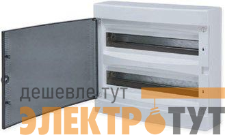 Щит распределительный навесной Unix 2х18мод. IP41 прозр. дверь PROxima EKF ux-2x18-n