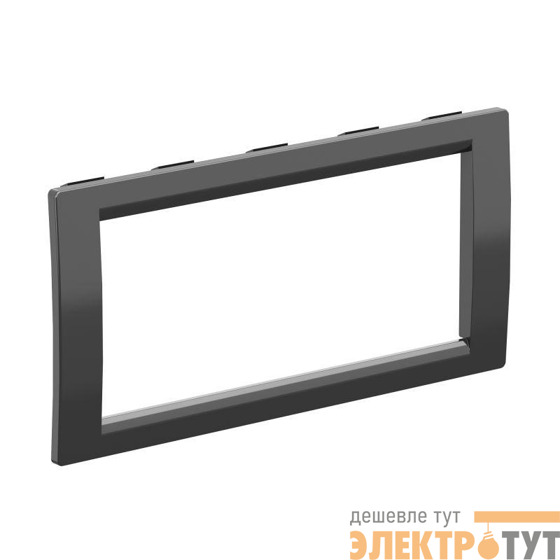 Рамка 4мод. универс. под Brava/VIVA/45х45 черн. DKC F00013B