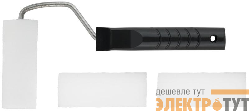 Валик 100мм + 2 шубки поролоновый КУРС 02961