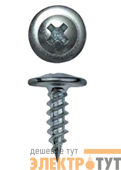 Саморез с пресс-шайбой 4.2х76 острый (уп.100шт) (уп.100шт) DKC CM275076