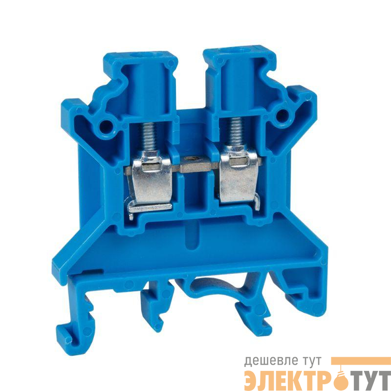 Клемма проходная винтовая OptiClip CTS-2.5-I-BU-24A-(0.2-2.5) син. КЭАЗ 289772