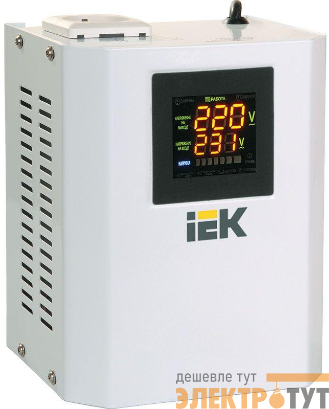 Стабилизатор напряжения Boiler 0.5кВА IEK IVS24-1-00500