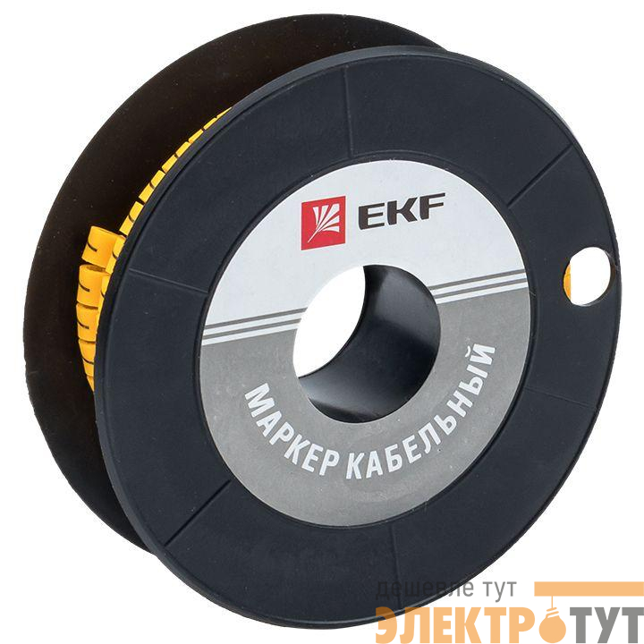 Маркер каб. 2.5кв.мм "7" (ЕС-1) (уп.1000шт) EKF plc-KM-2.5-7